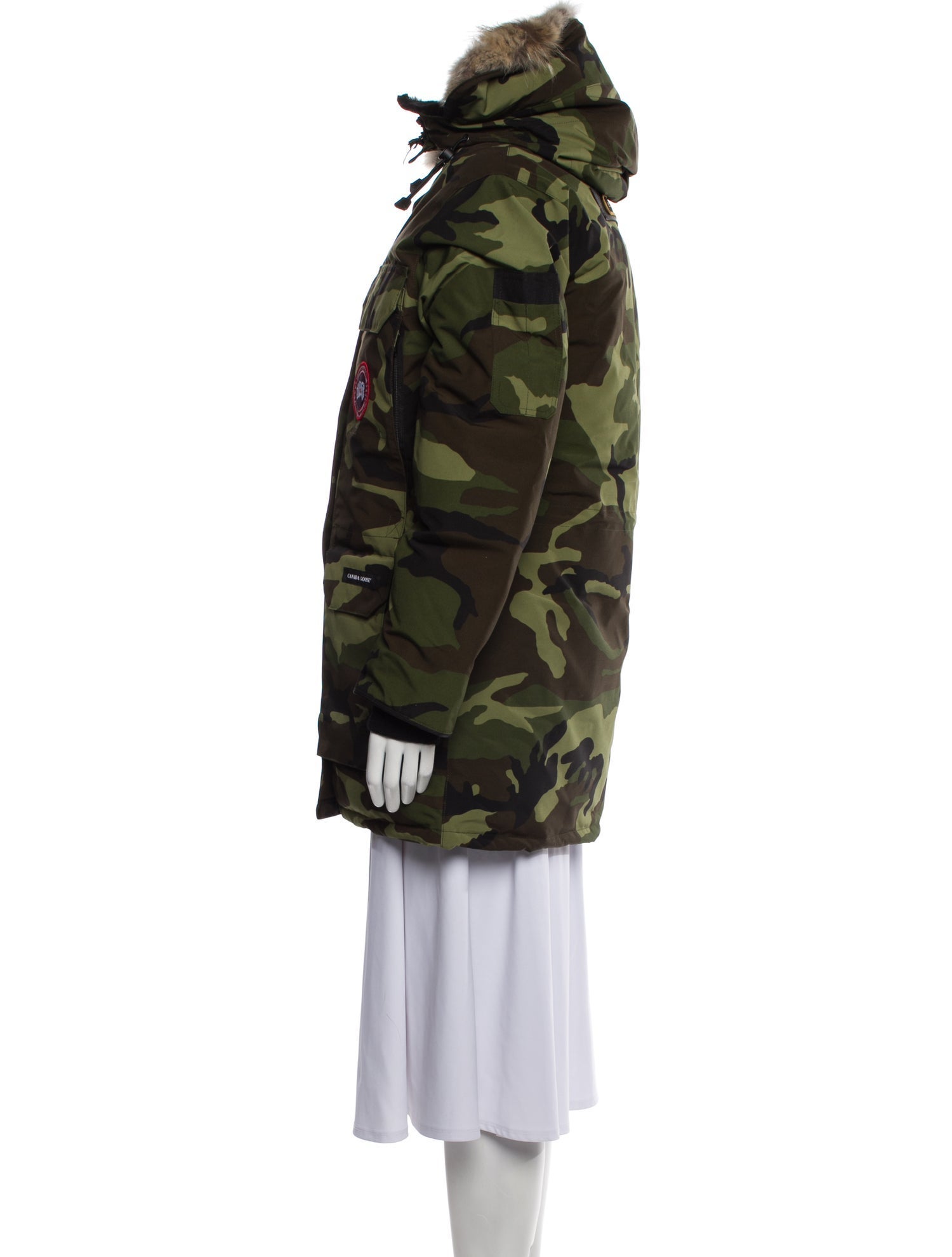 Canada Goose Camouflage Print Down Coat