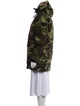 Canada Goose Camouflage Print Down Coat