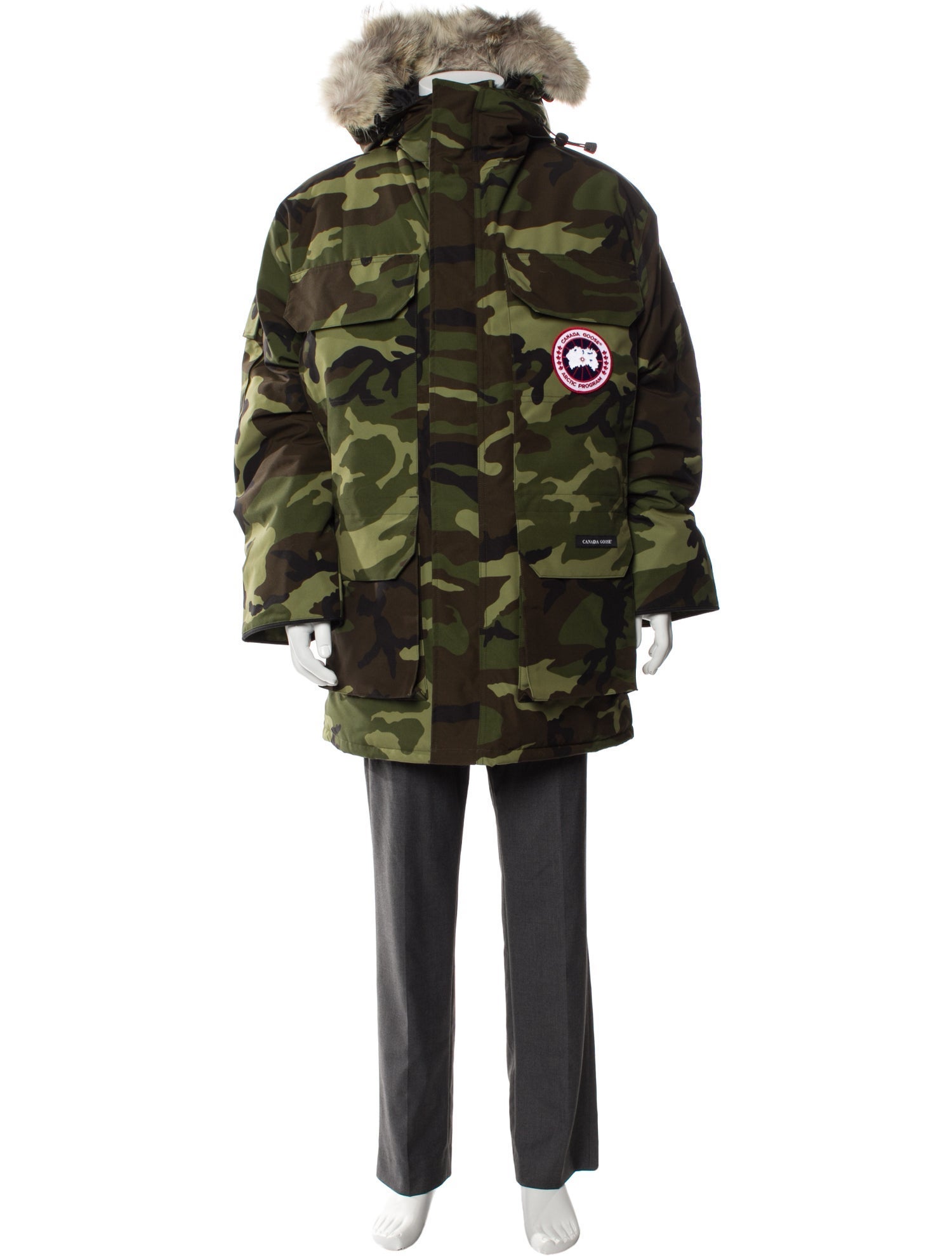 Canada Goose Camouflage Print Parka