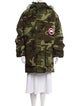 Canada Goose Camouflage Print Down Coat
