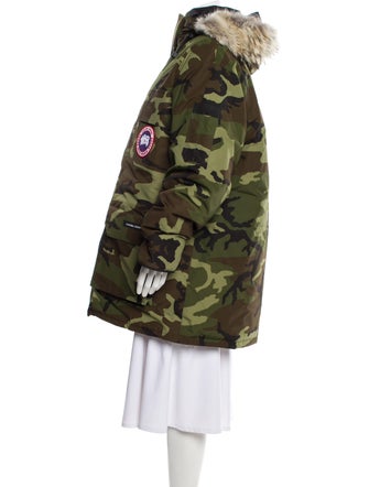 Canada Goose Camouflage Print Down Coat