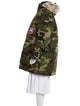 Canada Goose Camouflage Print Down Coat