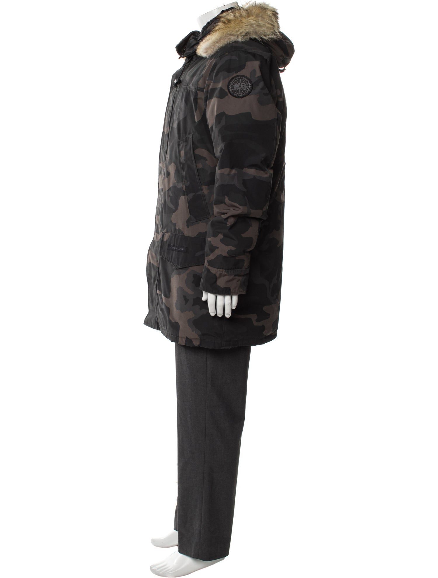 Canada Goose Camouflage Print Parka