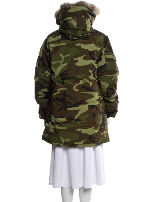 Canada Goose Camouflage Print Down Coat