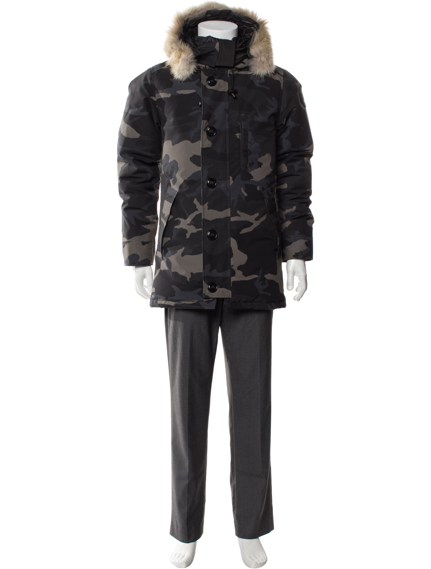 Canada Goose Camouflage Print Parka