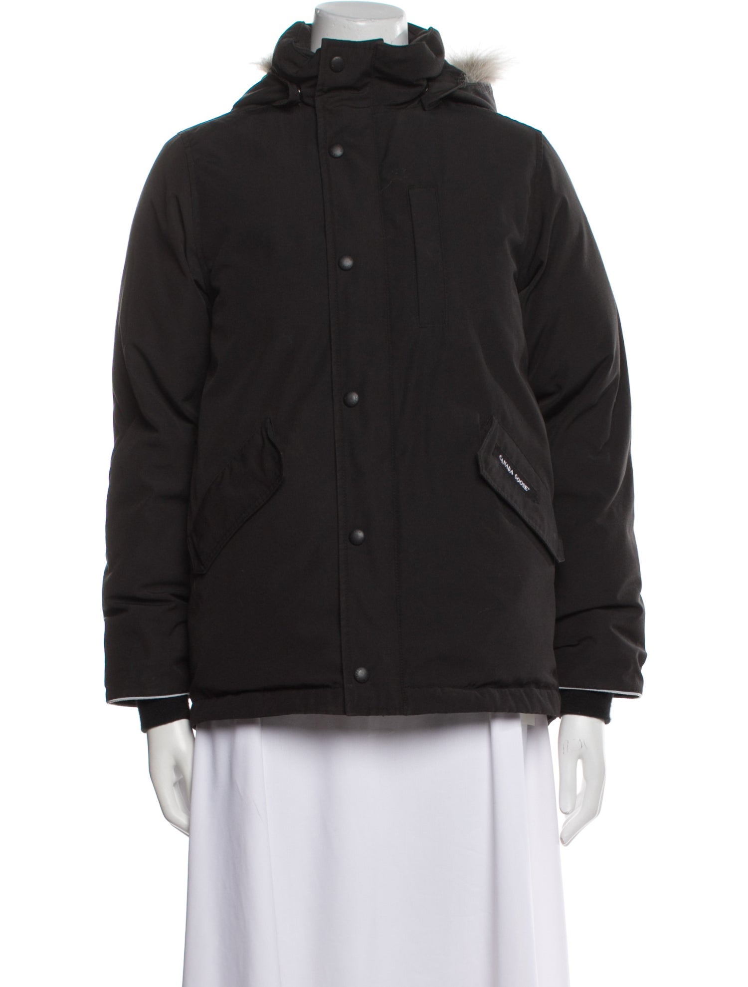 Canada Goose Boys' Coyote Fur Trim Parka