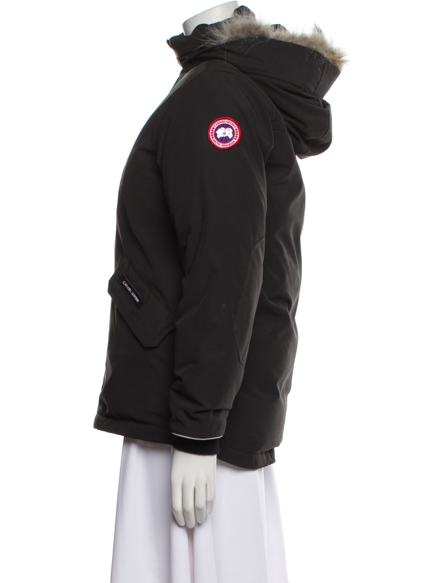 Canada Goose Boys' Coyote Fur Trim Parka