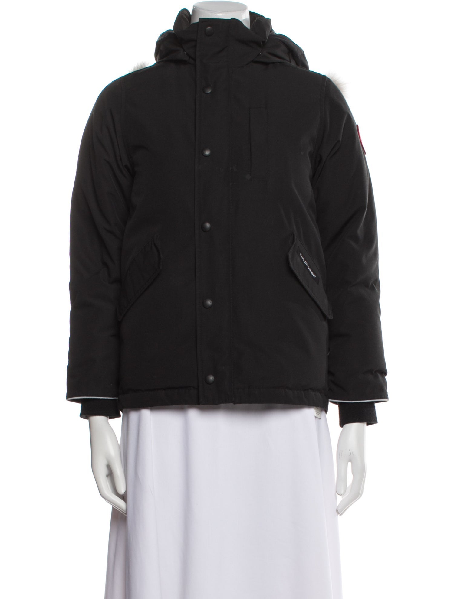 Canada Goose Boys' Coyote Fur Trim Coat