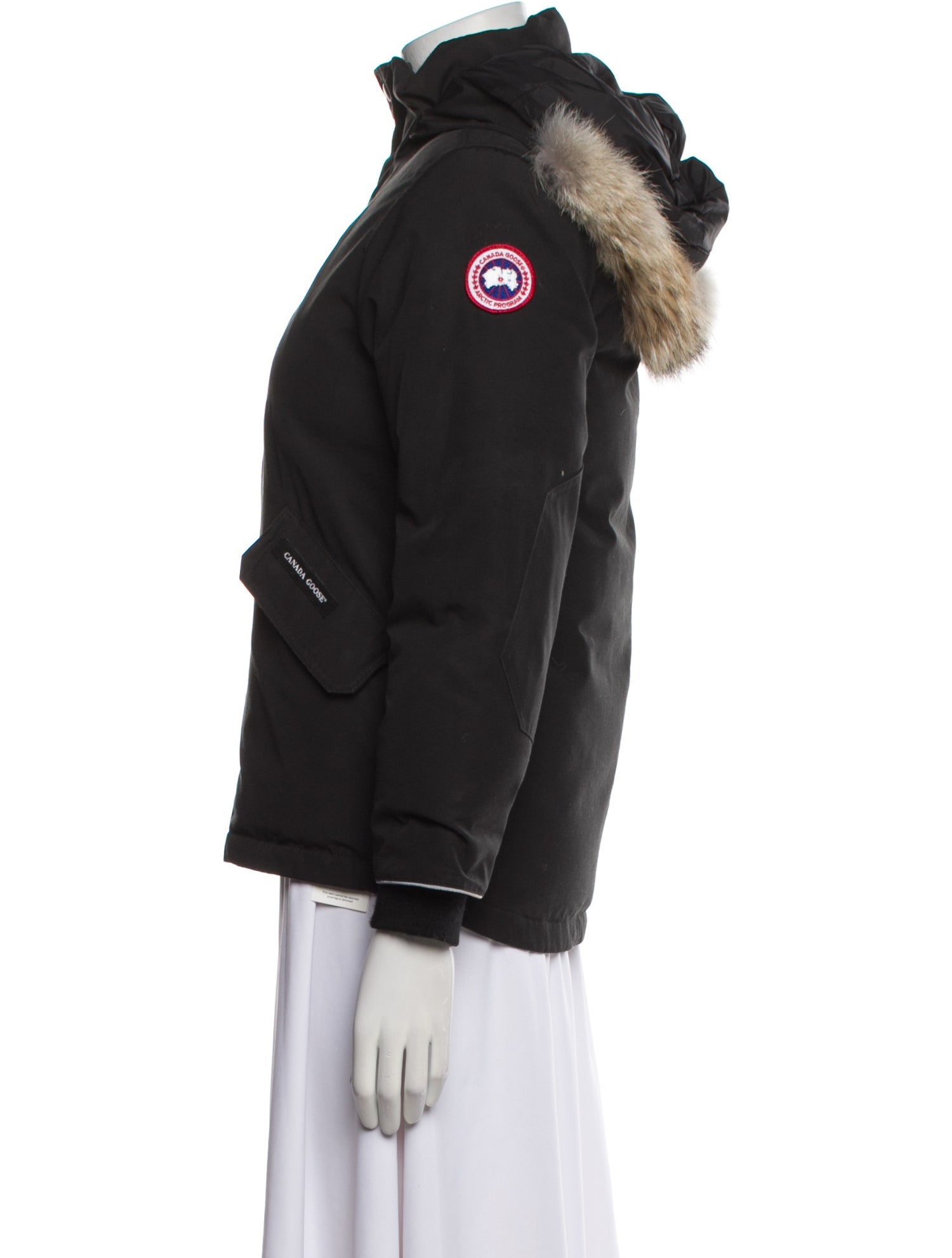 Canada Goose Boys' Coyote Fur Trim Coat