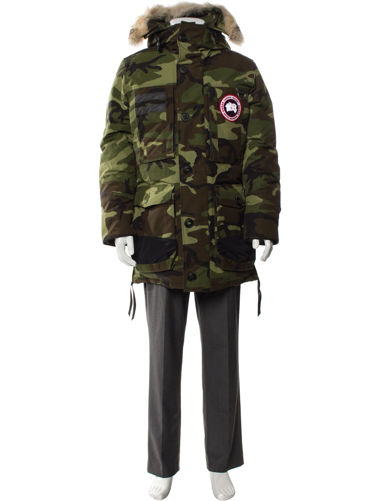 Canada Goose Camouflage Print Parka