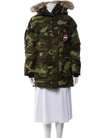 Canada Goose Camouflage Print Parka