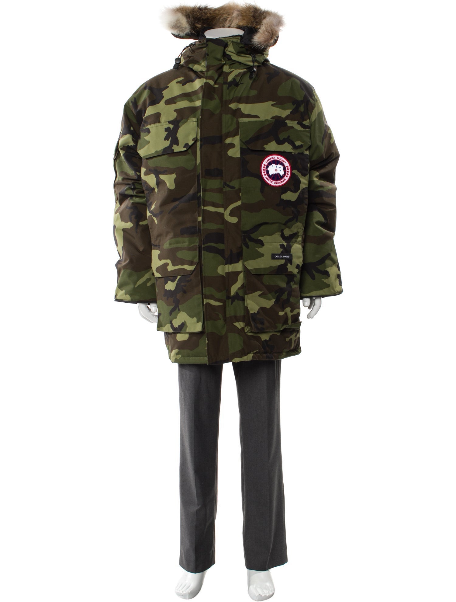 Canada Goose Camouflage Print Parka