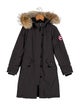 Canada Goose Kids' Fur Trimmed Down Jacket