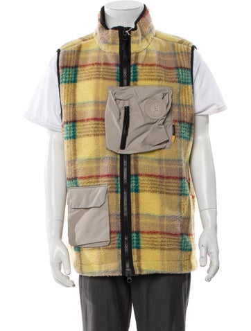 Canada Goose Outerwear Plaid Print Vest L