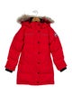 Canada Goose Kids' Fur Trimmed Down Jacket