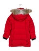 Canada Goose Kids' Fur Trimmed Down Jacket