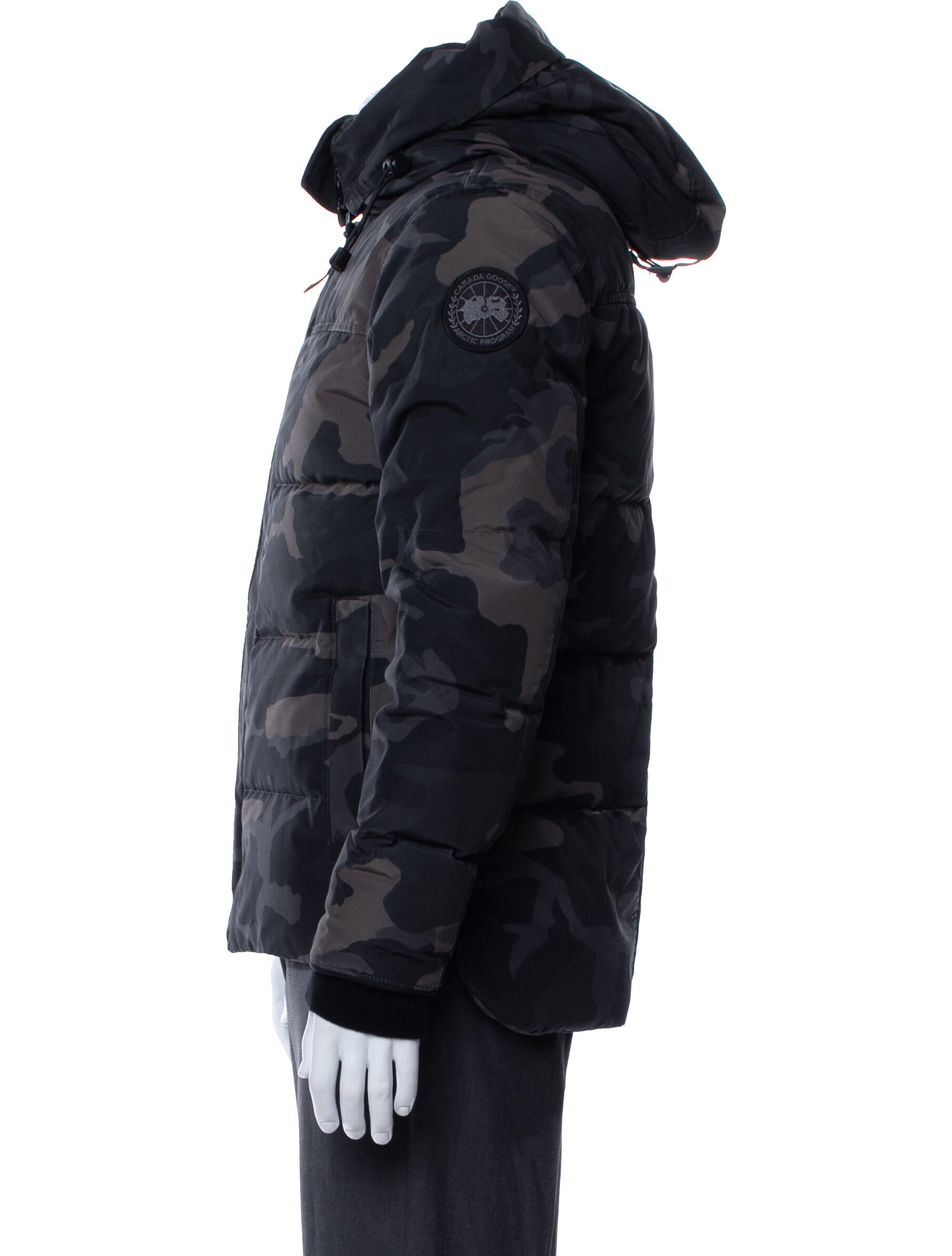 Canada Goose Camouflage Print Down Coat