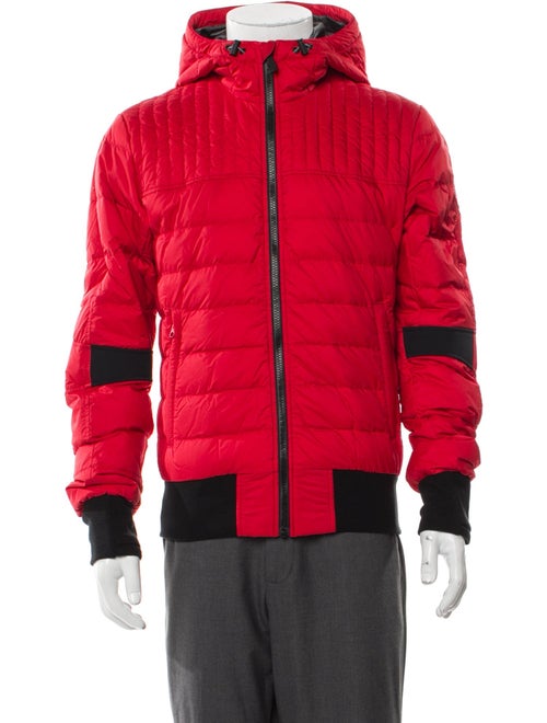 Canada Goose Colorblock Pattern Puffer Coat