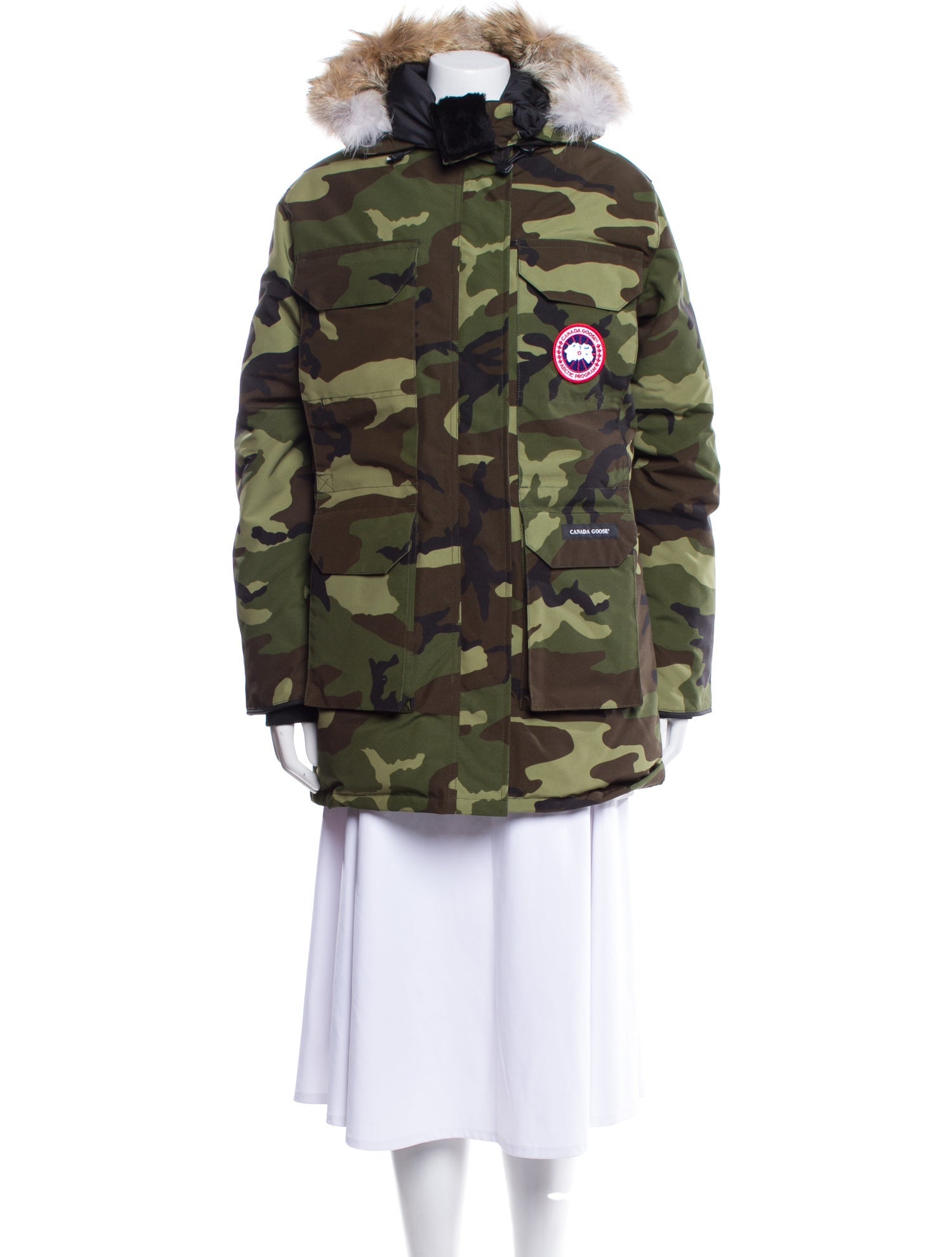 Canada Goose Camouflage Print Parka