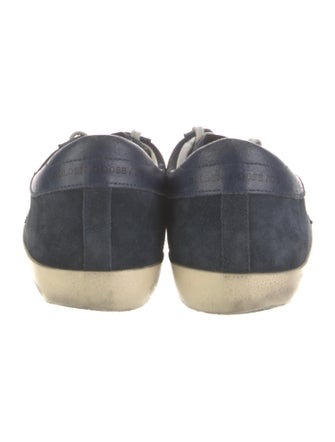 Golden Goose Leather Printed Sneakers