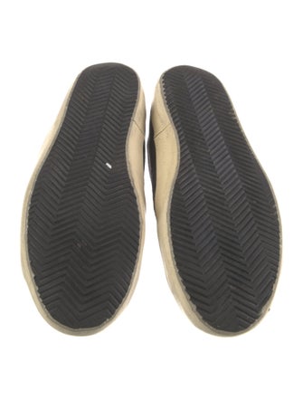 Golden Goose Leather Printed Sneakers