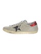 Golden Goose Suede Colorblock Pattern Sneakers
