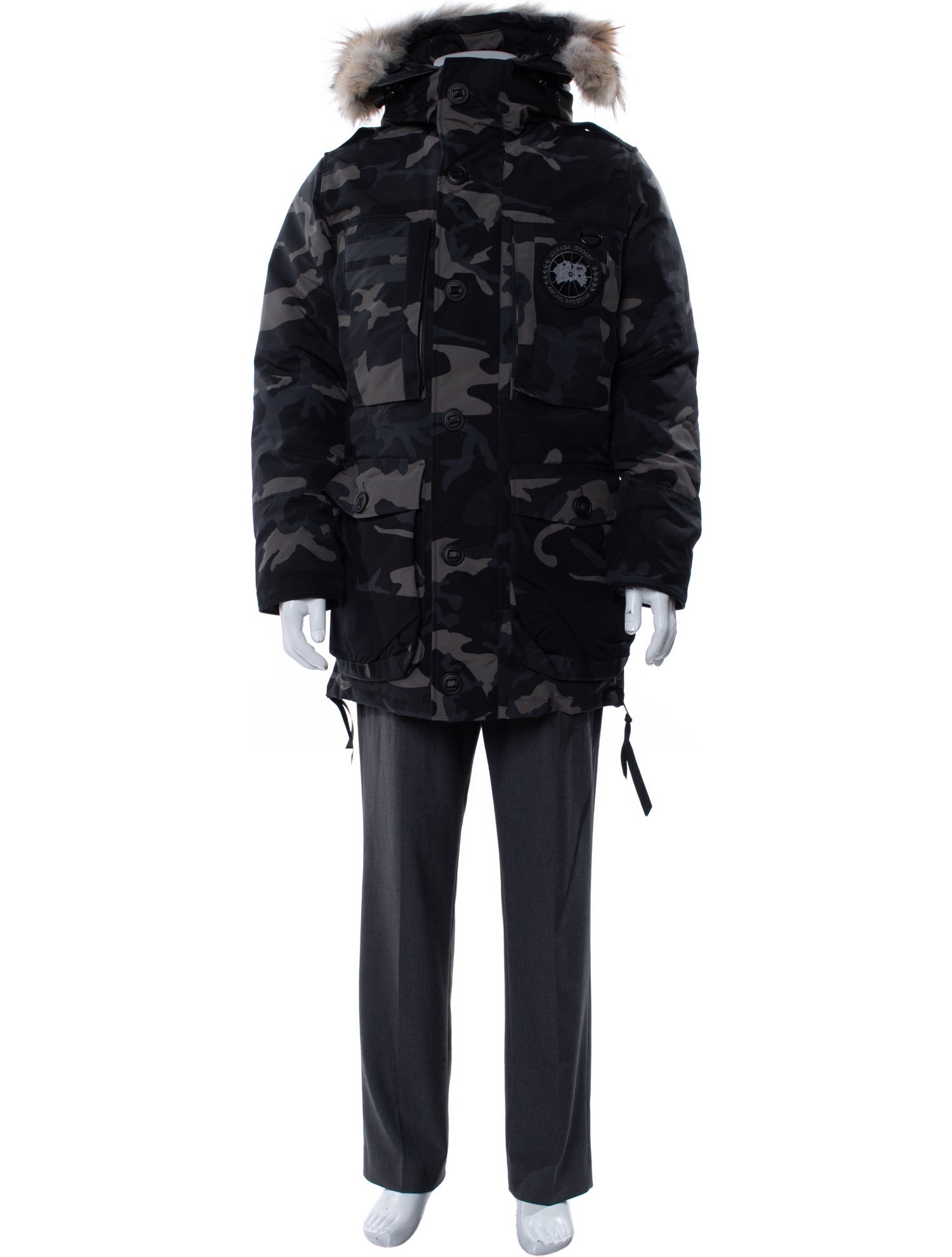 Canada Goose Camouflage Print Parka