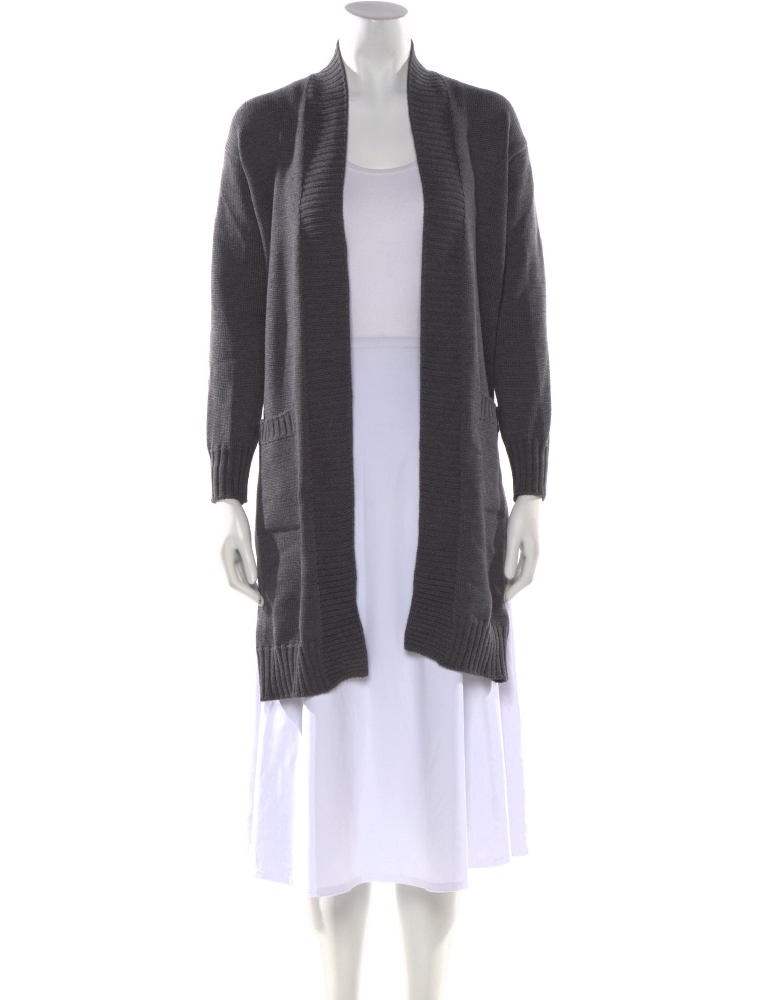 Canada Goose Merino Wool Open Front Sweater