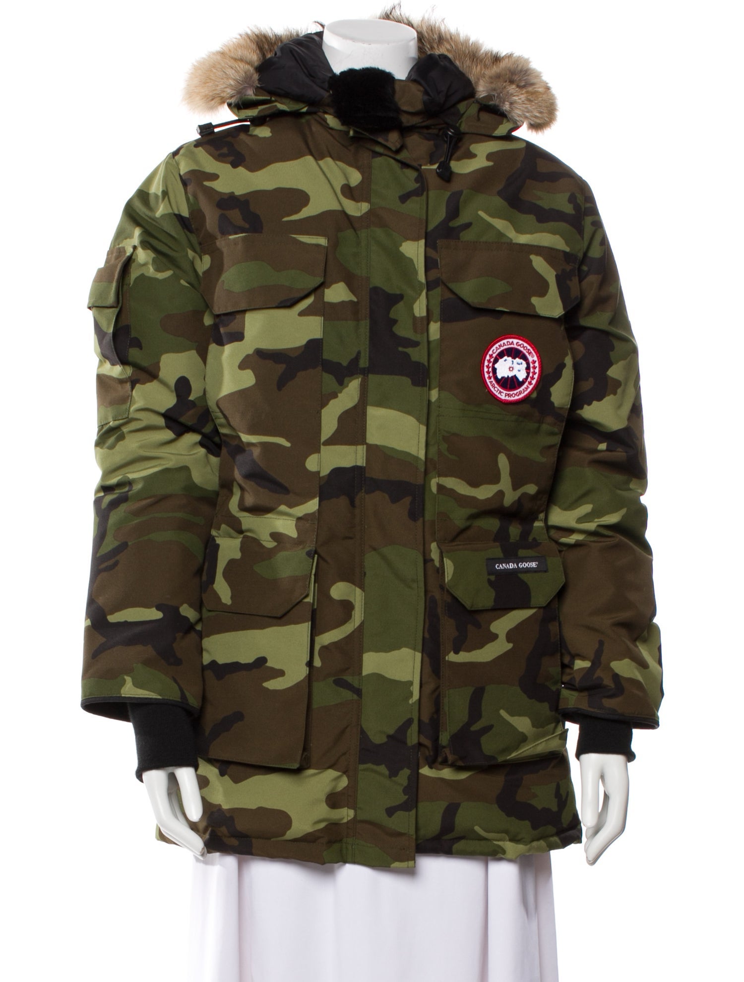 Canada Goose Camouflage Print Parka