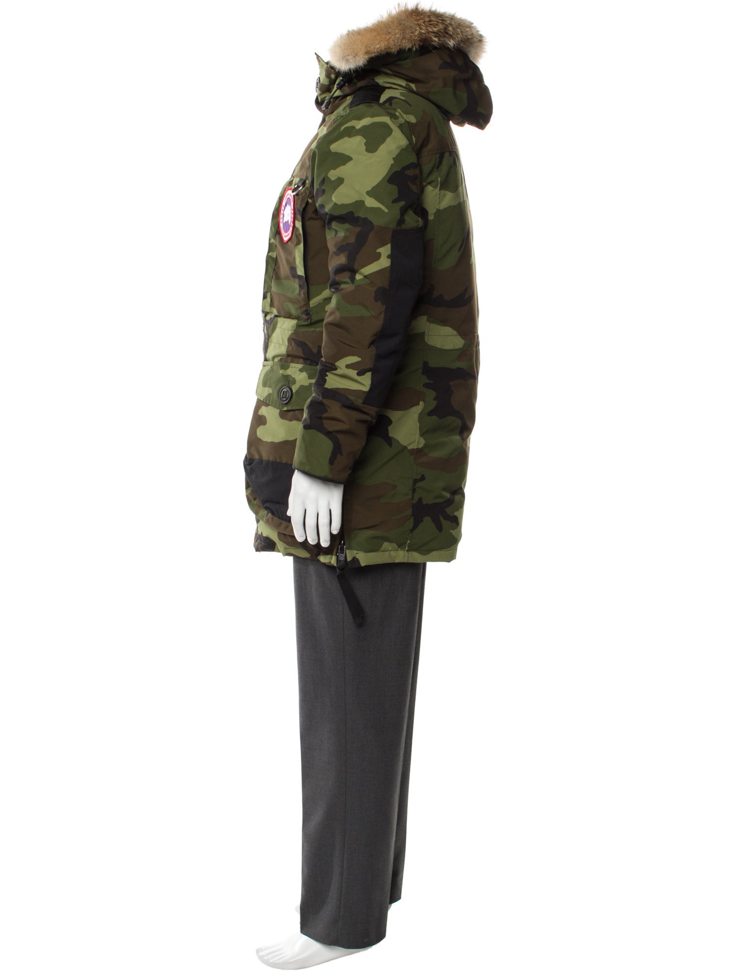 Canada Goose Camouflage Print Parka