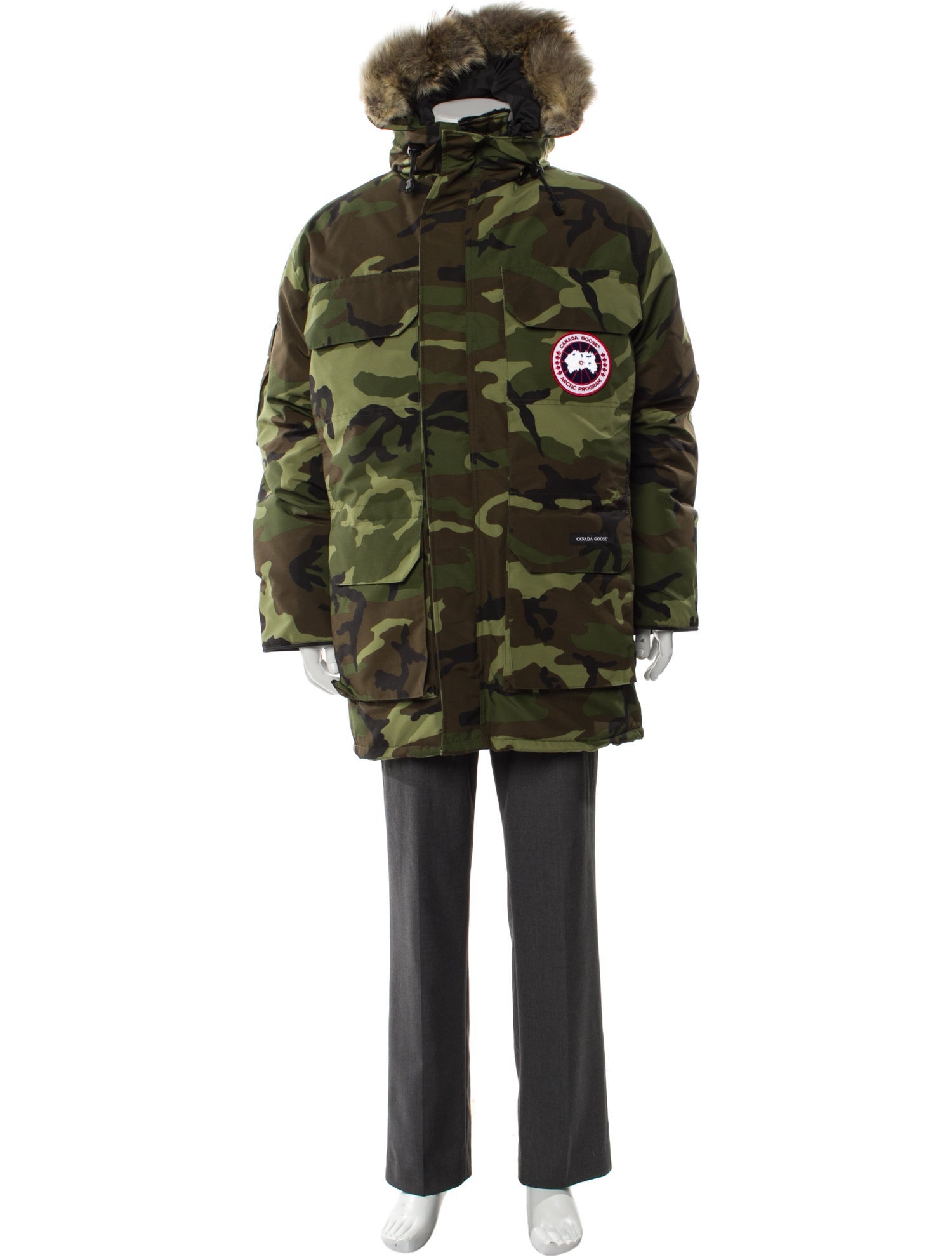 Canada Goose Camouflage Print Parka
