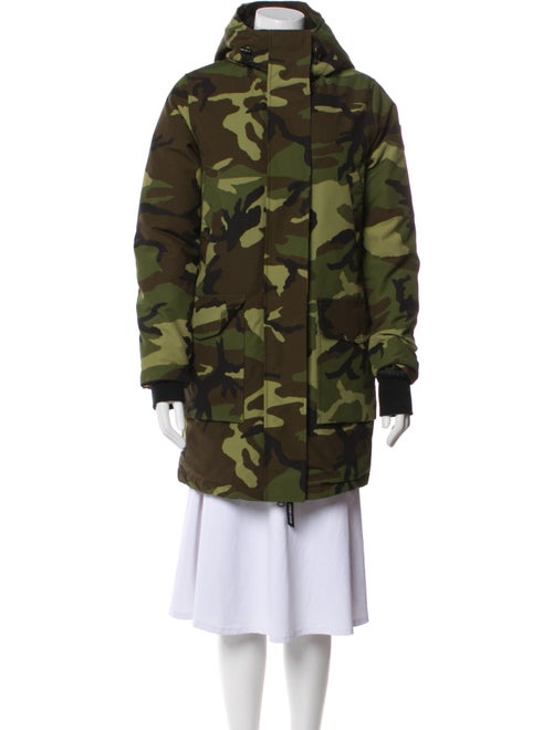Canada Goose Camouflage Print Down Coat