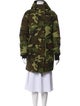 Canada Goose Camouflage Print Down Coat