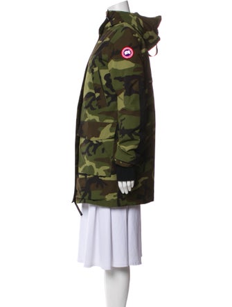 Canada Goose Camouflage Print Down Coat
