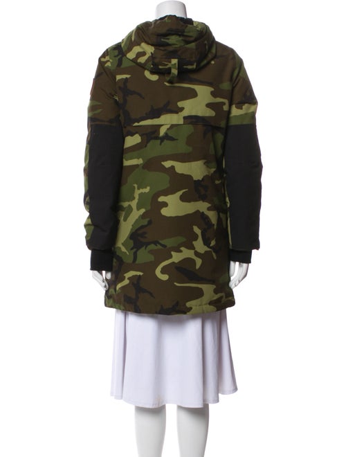 Canada Goose Camouflage Print Down Coat