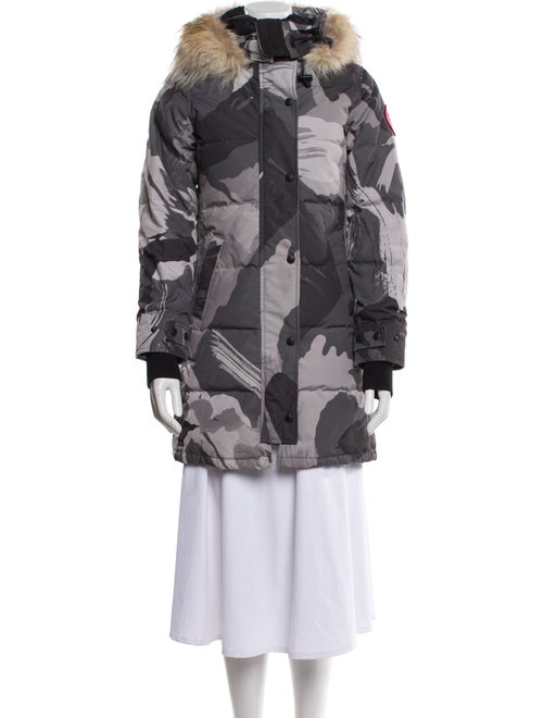 Canada Goose Camouflage Print Down Coat