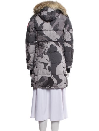 Canada Goose Camouflage Print Down Coat
