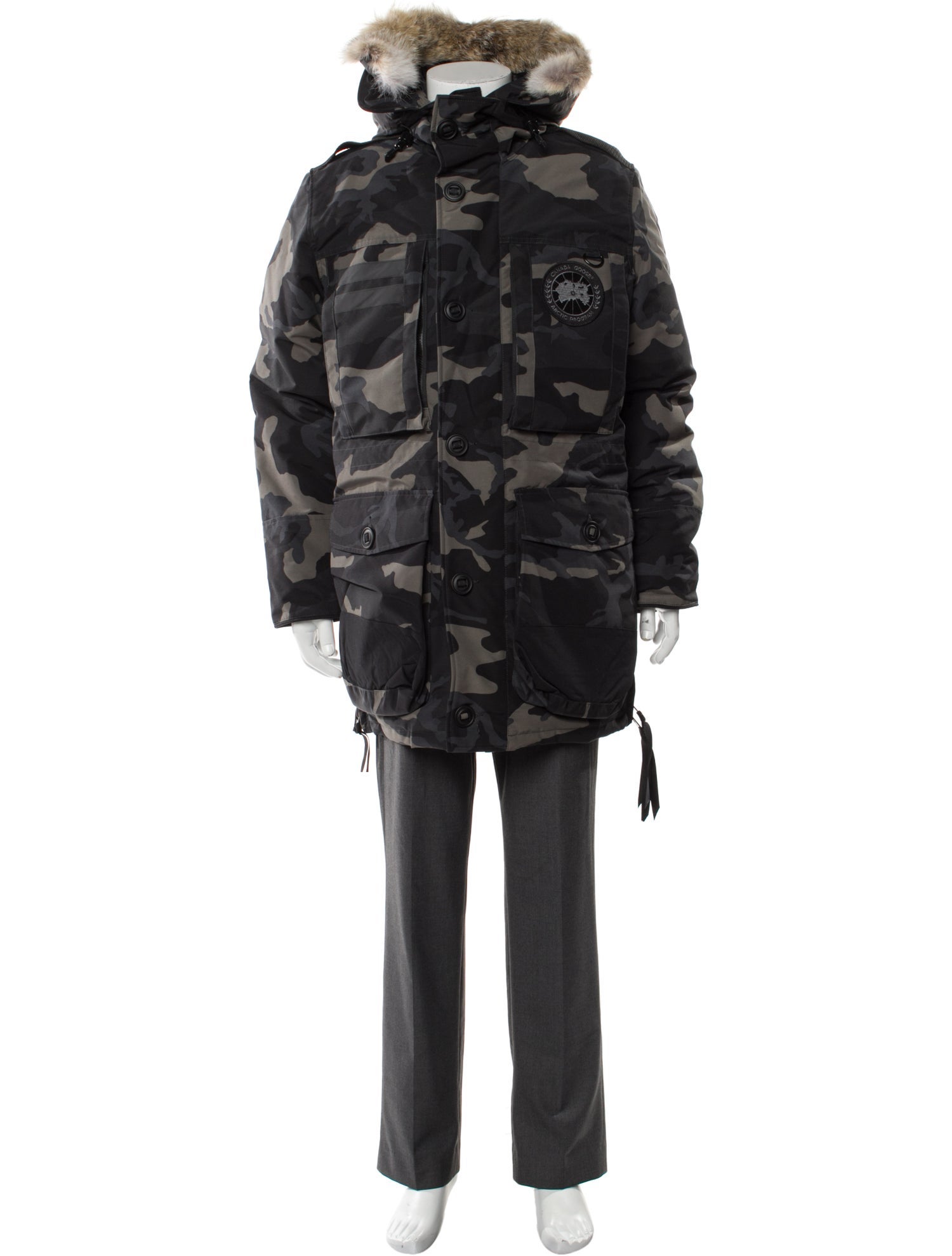 Canada Goose Camouflage Print Parka