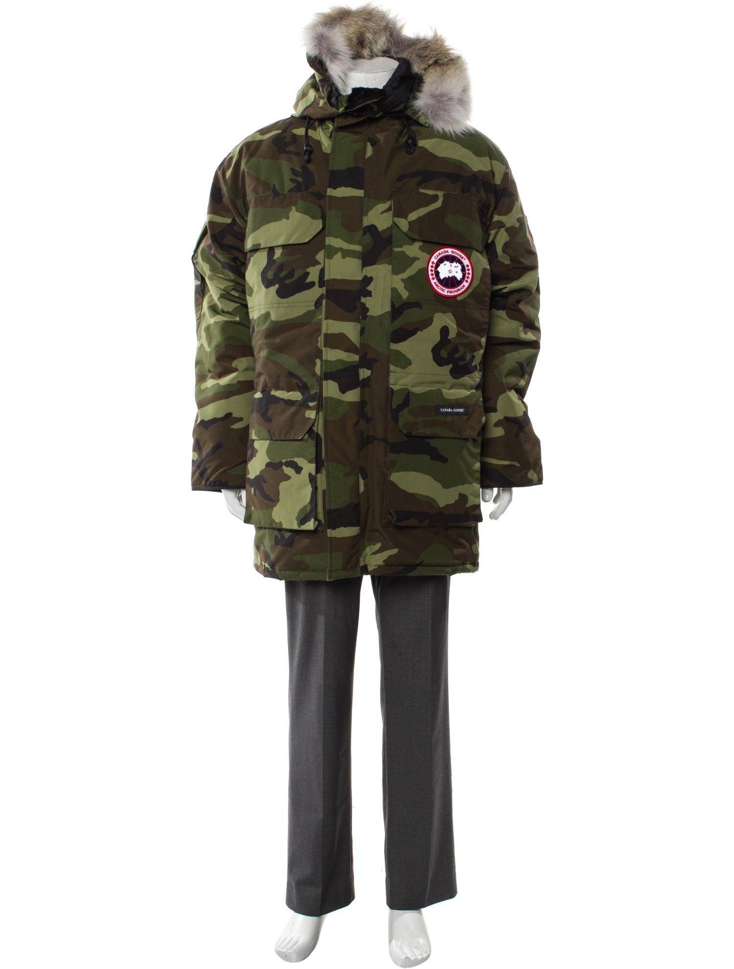 Canada Goose Camouflage Print Parka