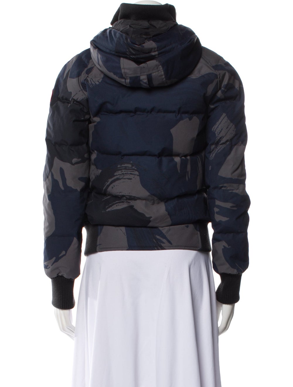 Canada Goose Down Down Jacket Blue Printed With H… - image 3