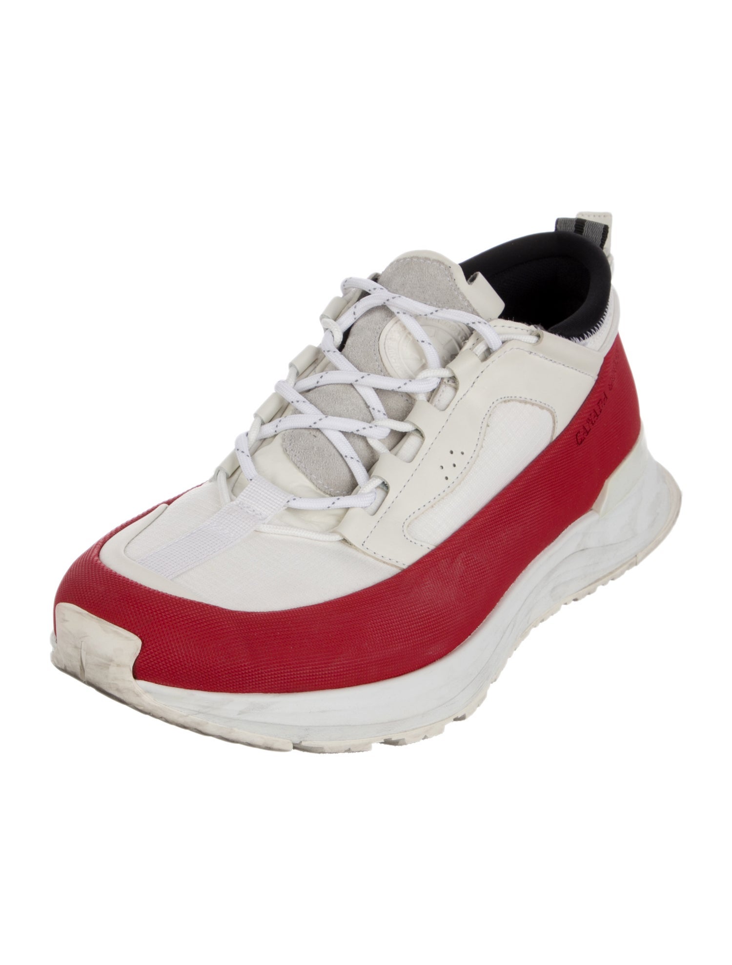 Canada Goose Leather Colorblock Pattern Sneakers