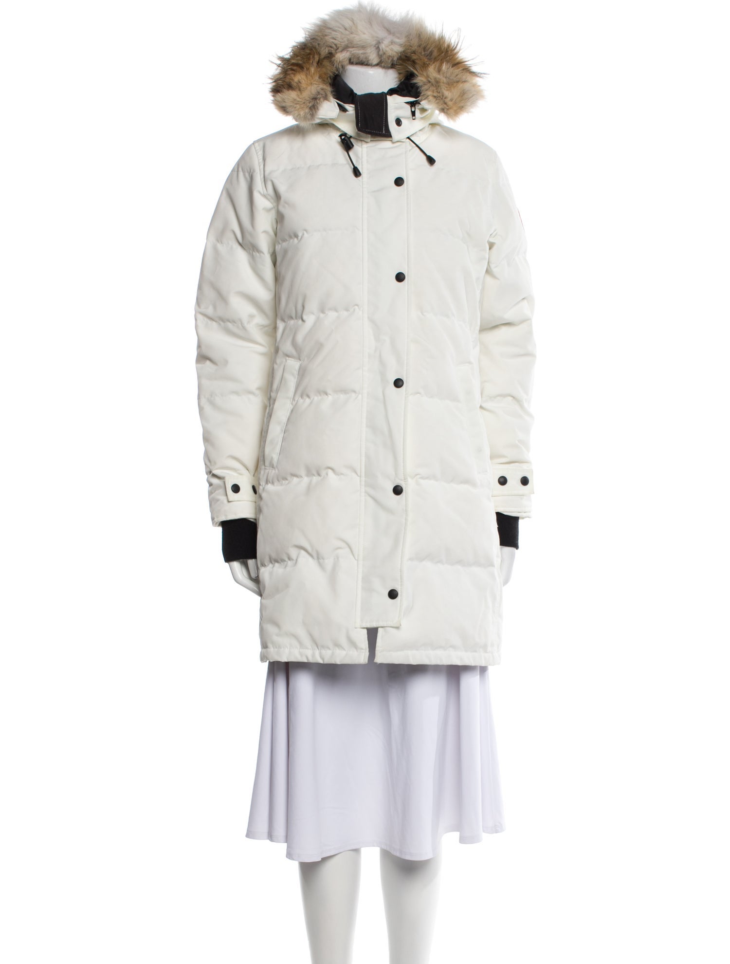 Canada Goose Colorblock Pattern Down Coat