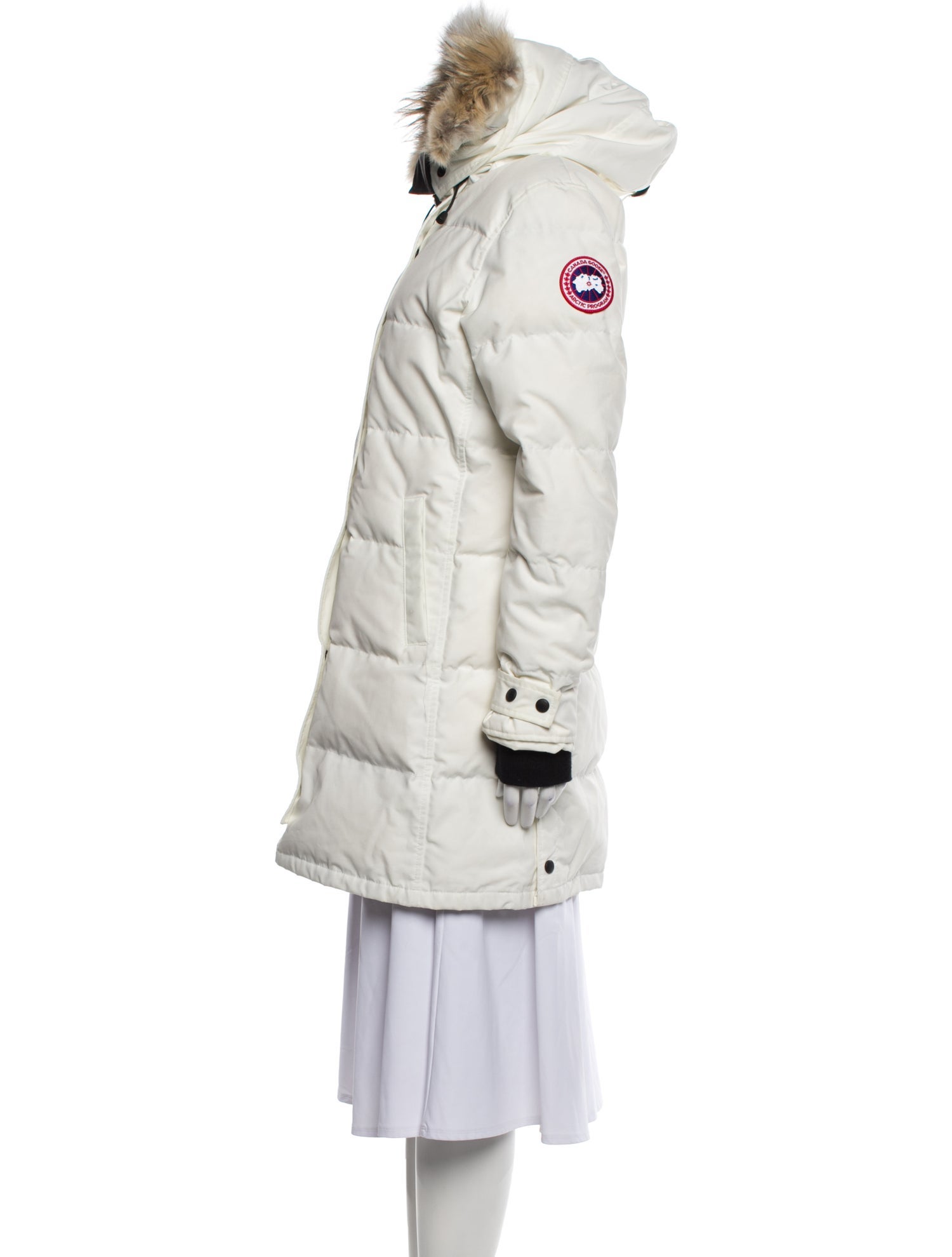 Canada Goose Colorblock Pattern Down Coat
