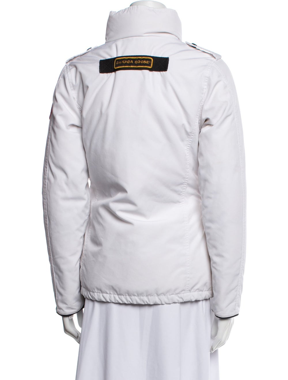 Canada Goose Down Down Jacket White Embroidered A… - image 3