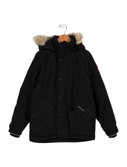 Canada Goose kid boys' black jacket