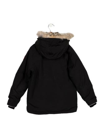 Canada Goose kid boys' black jacket
