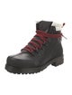 Canada Goose Leather Colorblock Pattern Hiking Boots