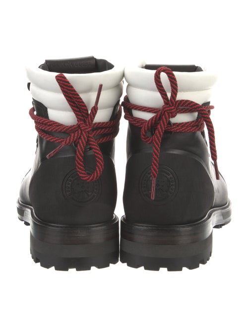 Canada Goose Leather Colorblock Pattern Hiking Boots