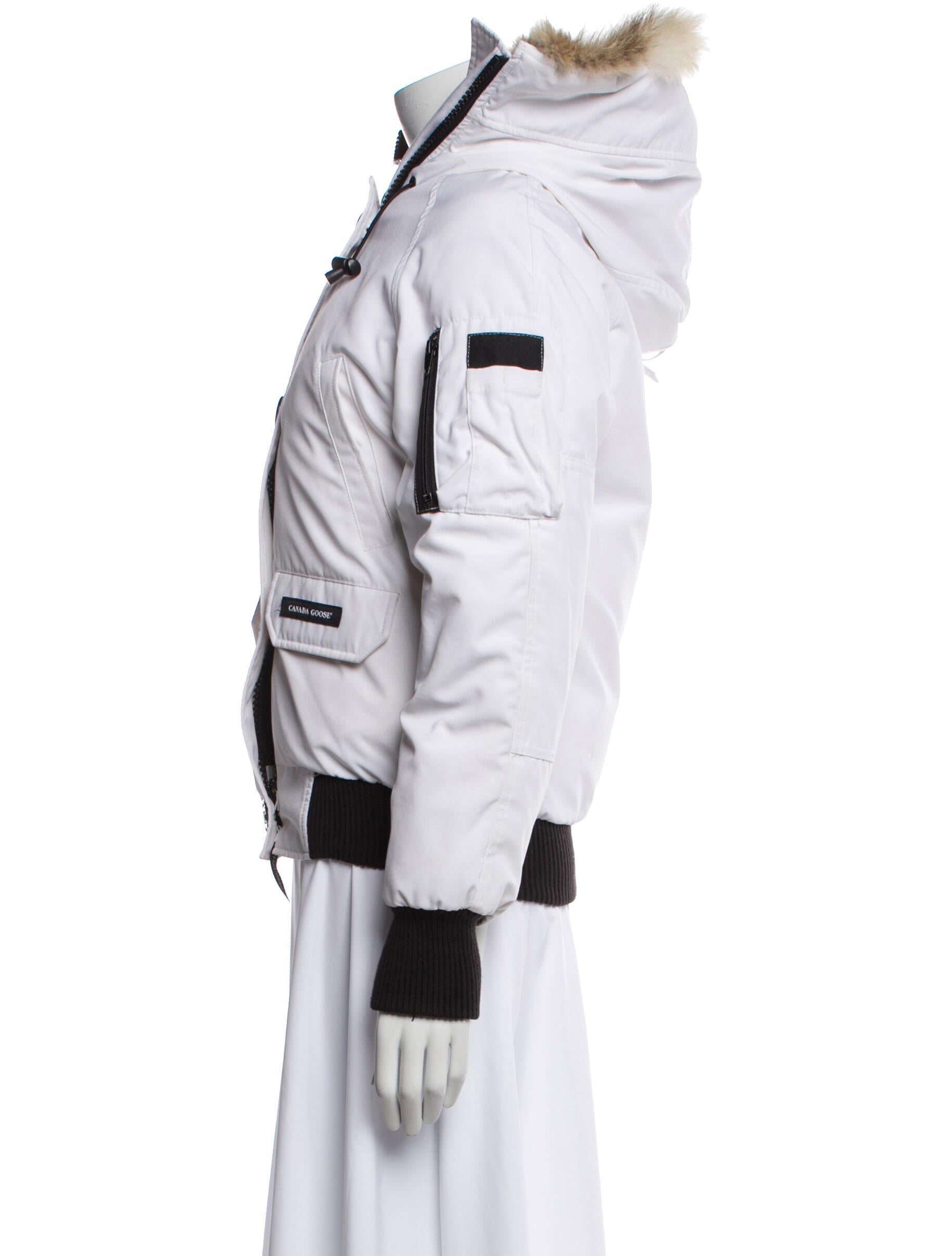 Canada Goose Colorblock Pattern Down Jacket