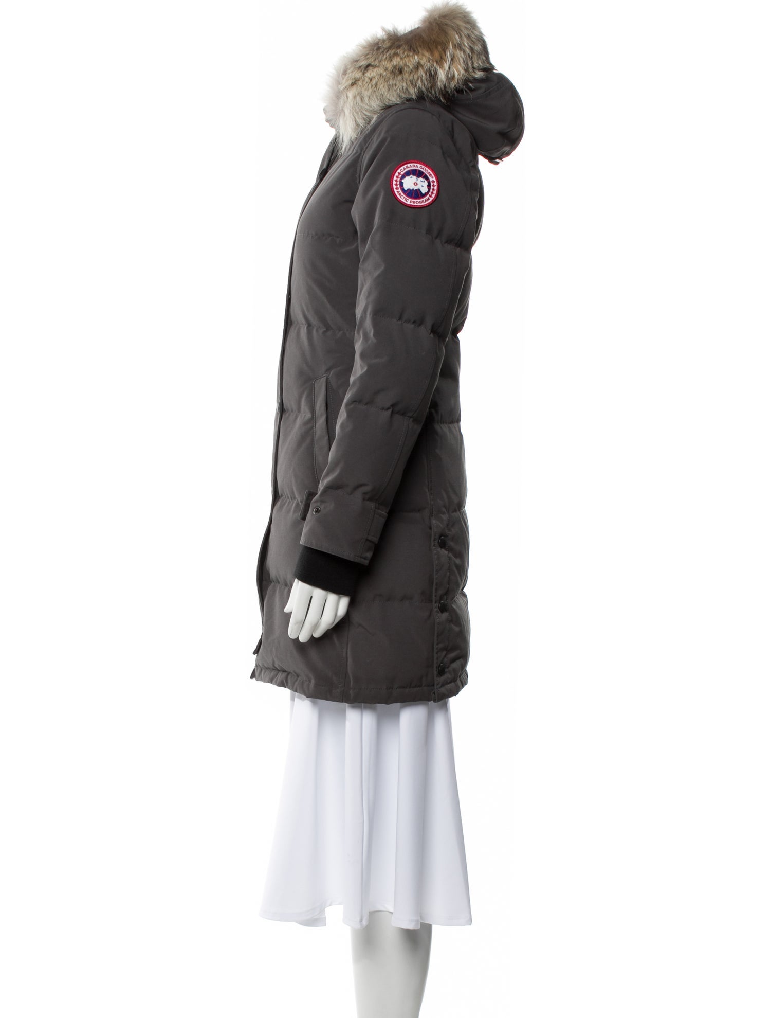 Canada Goose Colorblock Pattern Down Coat